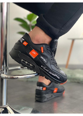 Чорні Осінні кросівки чоловічі nike air max 87 just do it black найк аір макс 87 No Brand