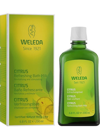 Цитрусове молочко для ванни Citrus Refreshing Bath Milk 200ml (758741-65326) Weleda (368633861)