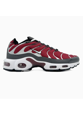 КРОССОВКИ ЖЕНСКИЕ NIKE AIR MAX TN PLUS GREY / RED НАЙК АИР МАКС ТН ПЛЮС No Brand серые демисезоны (368887788)