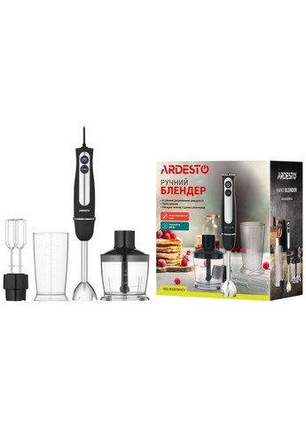 Блендер погружной HBG-800BDWHСH 800 Вт черный Ardesto (336881630)