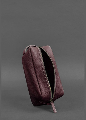 Кожаная косметичка-несессер 6.0 бордовый флотар (A-028463) BlankNote (329742944)