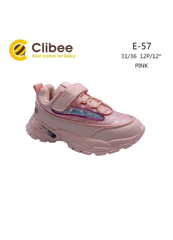 Розовые кроссовки детские (e-57) Clibee