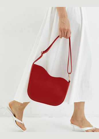 Женская сумка с регулируемым плечевым ремнем и внутренними карманами красная «Тереза» WeLassie (301425638)