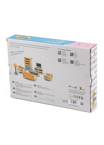 Деревянная мебель для кукол Viga Toys Гостиная (44037) PolarB (331299736)