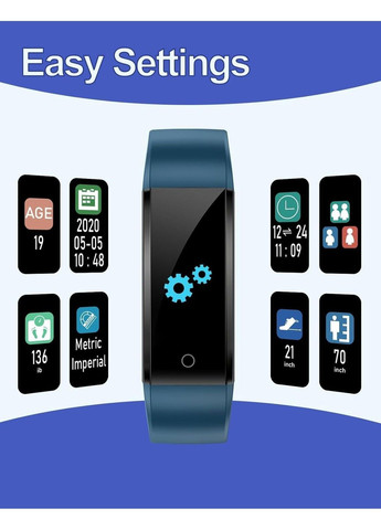 Фітнес-браслет синій Grv (362577031)