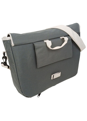 Багажна велосумка з дощовиком - наплічна сумка 2 в 1, 20L сіра No Brand (372853265)