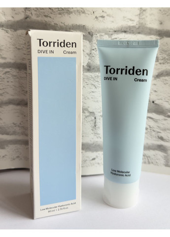 Torriden Крем для обличчя Dive In Low Molecular Hyaluronic Acid Cream з гіалуроновою кислотою, 80 мл — Крем, Південна Корея (371910991)