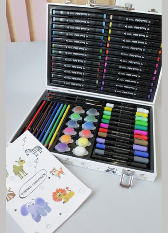 Набір для дитячої творчості та малювання Inspire Children 78 предметів у кейсі (2104618609) No Brand (344465706)