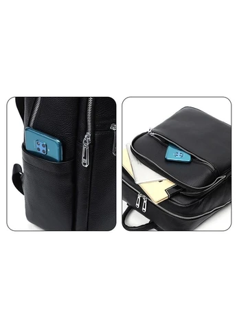 Рюкзак мужской кожаный городской для ноутбука 15,6" (75362) Tiding Bag (394178106)