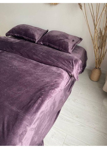 Постельное белье, плюш Евро размер, наволочки 70/70 No Brand (364219420)