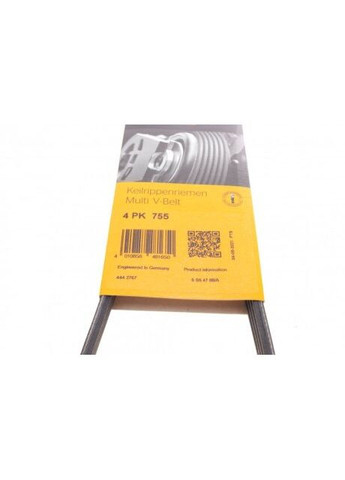 Ремень поликлиновой (Пр-во) 4PK755 ContiTech (366206879)