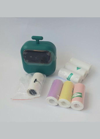 Беспроводной Мини-принтер с 8 рулонами X2-DA зеленый No Brand (329740172)