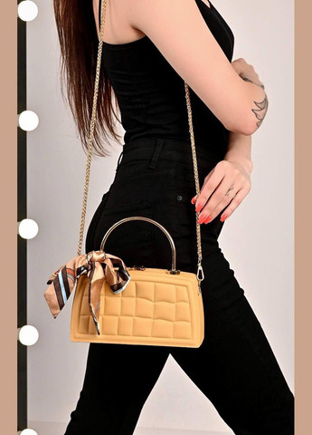 Сумка клатч жіноча жовта код 7-3815 PTR No Brand (317769649)