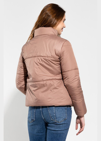 Коричнева демісезонна куртка жіноча 420 shop (2000990341082) No Brand