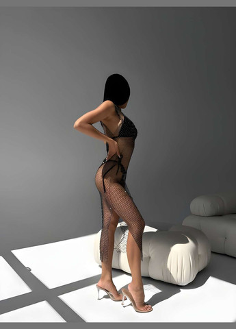 Женская летняя прозрачная пляжная туника сетка для пляжа с камешками. Україна (345557387)