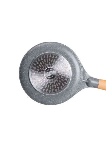 Сковорода для блинов с антипригарным мраморным покрытием 20 см, серый MGC (322771261)