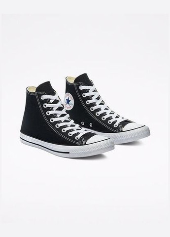Чорні кеди chuck taylor all-star hi black No Brand