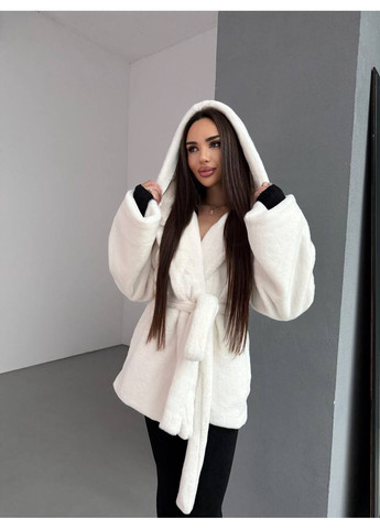 Женская шуба с капюшоном свободного кроя. MonCher (369733375)