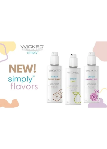 Лубрикант Sensual Care на водній основі з ароматом та смаком Груші, 70 мл Wicked Sensual Care (383275087)