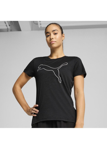 Футболка TAD ESSENTIALS Heather Logo Tee Women Puma — 317250132