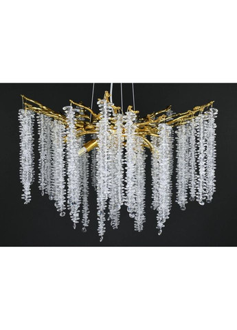 Люстра підвісна на 8 лампочок 27746 Золото 40-150х60х60 см. Sunnysky (324396529)