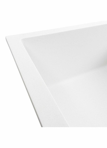 Кухонна мийка гранітна матова 7050 CASCADA білосніжний Platinum (342069286)