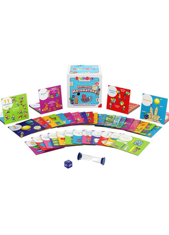Карточная игра Brainbox "Моя первая математика" BZZBRFMA01UA 55 карт Yago (364129142)