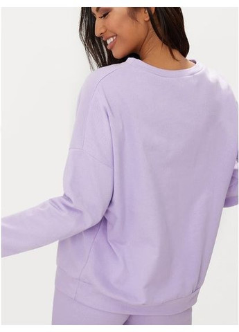Сиреневый утепленный свитшот PrettyLittleThing однотонный без декора (361878554)
