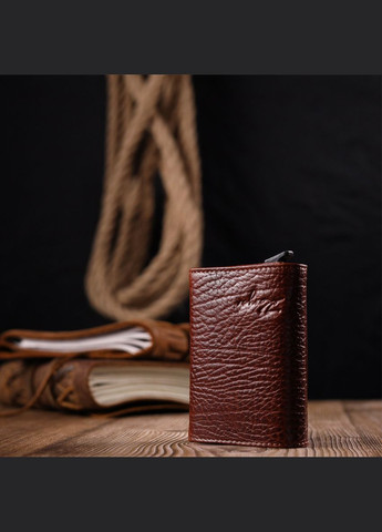 Визитница из натуральной крупнозернистой кожи 20979 Karya (298571783)