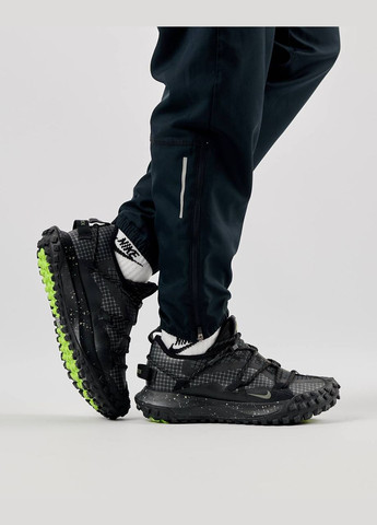 Чорні Осінні кросівки чоловічі, вьетнам Nike Acg Mountain Fly Low Black