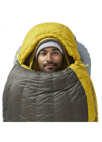 Спальний мішок Spark -18°C/0F Long Сірий-Жовтий Sea To Summit (296262380)