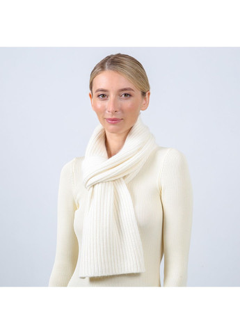 Шарф жіночий однотонний вовна білий ТЕОДОР LuckyLOOK 626-126 (351489062)