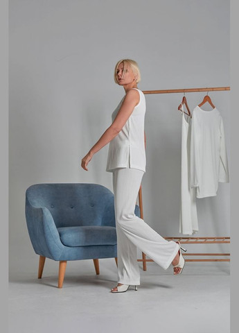 Женский удлиненный топ из трикотажа в рубчик (1785) Triko Bakh (334710763)