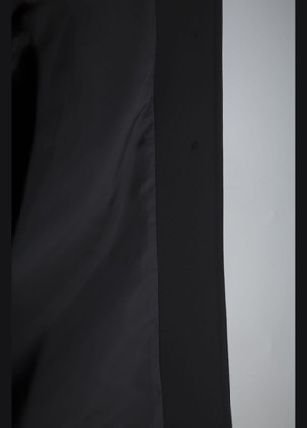 Жіночий плащ класичний з пояском та втачними кишенями Rafaello (чорний, ), 47684 на гудзиках демісезон (331785884)