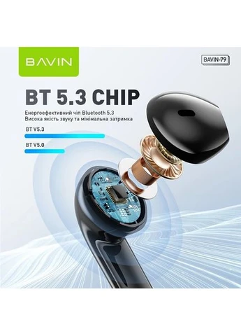 Гарнітура -79 Hi-Res Black (HB-BA-79-BK) Bavin (383366926)