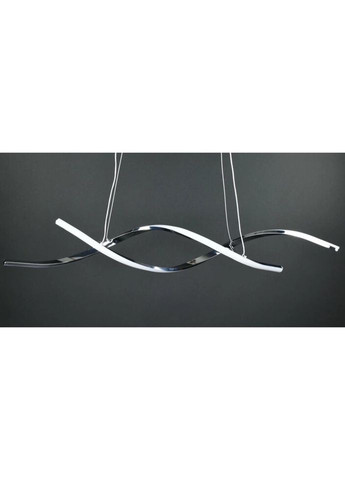 Люстра світлодіодна підвісна LED світильник для квартири на стелю ледве 27355 Хром 25-100х14х103 см. Sunnysky (335975623)