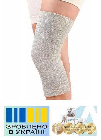Бандаж коленного сустава . 3/38-42см. Эластичный. Бандаж колена. Ортез колена Наколенник ортопедический Alkom 3022 (367722471)