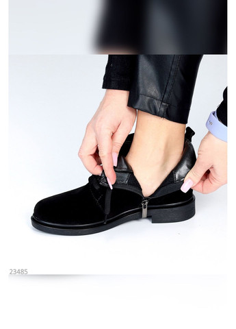 Осенние натуральные женские ботинки No Brand из натуральной замши