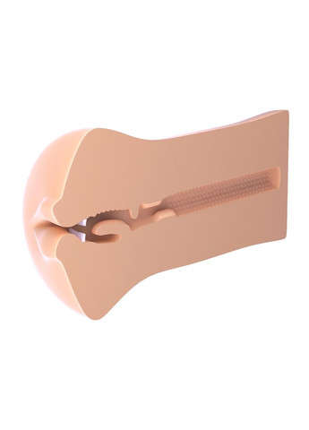 Мастурбатор Рот с рядом зубов Extreme, бежевый Pipedream (316260223)