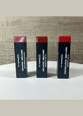 Набір червоних матових губних помад Mochaccino Miles (3х3 гр) MAC (290891129)