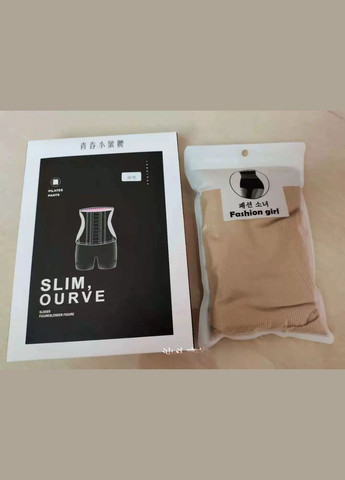 Корсетні велосипедки високі корекційні шортики з тугою утяжкою талії та ніг колір чорний No Brand Вело (315427782)