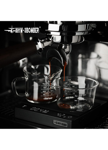 Мірна скляна ємність з подвійним носиком для еспресо Glass Measuring Cup 120 мл Мультиколор (G6588C-OS) MHW-3BOMBER (361308359)