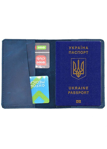 Шкіряна обкладинка на паспорт, військовий квиток RK-passp синя TARWA (298684090)