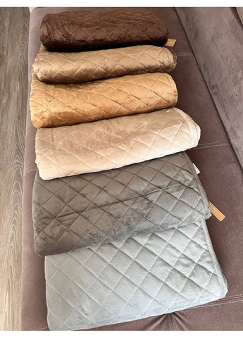 Накидки-дивандеки покривало велюрове 3 в 1 на диван та крісла, покривало дивандек накидка універсальна на 3 полотна No Brand (356103824)