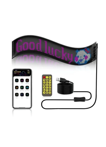 Гнучка LED-панель з анімацією очей з пультом АРР Matrix Panel 120x595mm No Brand (378809815)