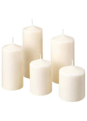 Свічка без запаху. ІКЕА FENOMEN природний (80377937) IKEA (268023456)