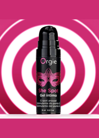 Гель для стимуляції точки G She Spot Intimate Gel, 15 мл, тепло-холод, ефект вібрації Orgie (369948908)