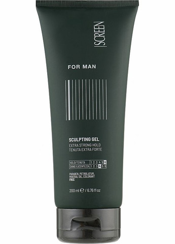 Гель екстрасильної фіксації для чоловічого волосся For Man Sculpting Gel 200ml (2-951686) Screen (369795919)
