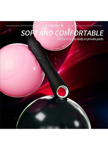 Вибратор для стимуляции точки G Lastic Nyx USB Черный No Brand (370611899)