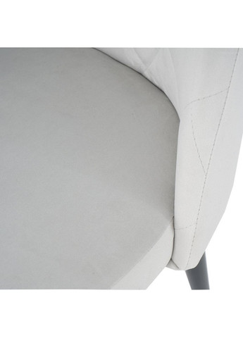 Стілець LULU чорний каркас/світло-сірий Intarsio (365461509)